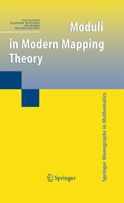 Moduli in Modern Mapping Theory (eBook, PDF) - Martio, Olli; Ryazanov, Vladimir; Srebro, Uri; Yakubov, Eduard