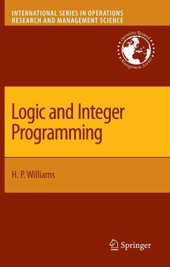Logic and Integer Programming (eBook, PDF) - Williams, H. Paul