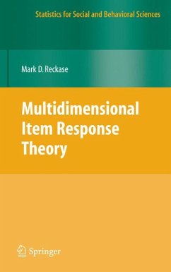 Multidimensional Item Response Theory (eBook, PDF) - Reckase, M.D.