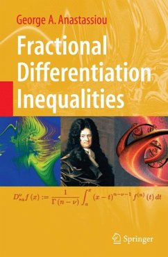 Fractional Differentiation Inequalities (eBook, PDF) - Anastassiou, George A.