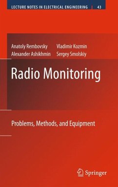 Radio Monitoring (eBook, PDF) - Rembovsky, Anatoly; Ashikhmin, Alexander; Kozmin, Vladimir; Smolskiy, Sergey M.