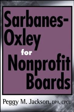 Sarbanes-Oxley for Nonprofit Boards (eBook, PDF) - Jackson, Peggy M.