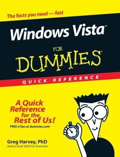 Windows Vista For Dummies Quick Reference (eBook, PDF) - Harvey, Greg