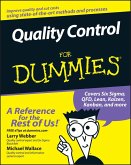 Quality Control for Dummies (eBook, PDF)