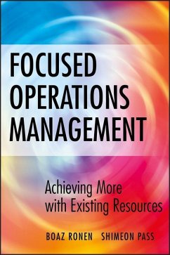 Focused Operations Management (eBook, PDF) - Ronen, Boaz; Pass, Shimeon