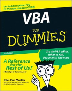 VBA For Dummies (eBook, PDF) - Mueller, John Paul