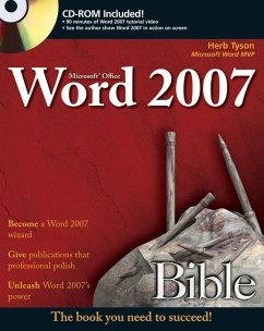 Cover Microsoft Word 2007 Bible (eBook, PDF)