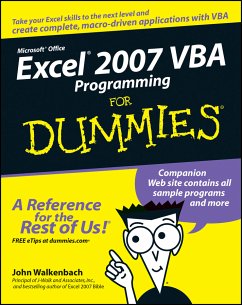 Excel 2007 VBA Programming For Dummies (eBook, PDF) - Walkenbach, John