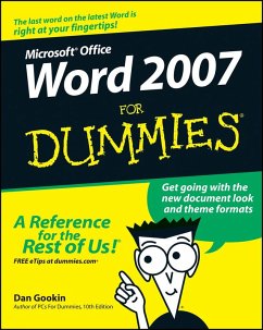 Word 2007 For Dummies (eBook, PDF) - Gookin, Dan