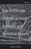 How To Prepare Defense-Related Scientific and Technical Reports (eBook, PDF)