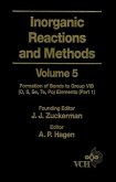 Inorganic Reactions and Methods, Volume 5, The Formation of Bonds to Group VIB (O, S, Se, Te, Po) Elements (Part 1) (eBook, PDF)