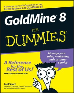 GoldMine 8 For Dummies (eBook, PDF) - Scott, Joel