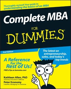 Complete MBA For Dummies (eBook, PDF) - Allen, Kathleen; Economy, Peter