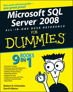 Microsoft SQL Server 2008 All-in-One Desk Reference For Dummies (eBook, PDF) - Schneider, Robert D.; Gibson, Darril