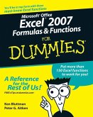 Microsoft Office Excel 2007 Formulas and Functions For Dummies (eBook, PDF)