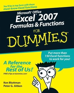 Microsoft Office Excel 2007 Formulas and Functions For Dummies (eBook, PDF) - Bluttman, Ken; Aitken, Peter G.