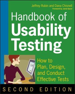 Handbook of Usability Testing (eBook, PDF) - Rubin, Jeffrey; Chisnell, Dana