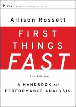 First Things Fast (eBook, PDF) - Rossett, Allison