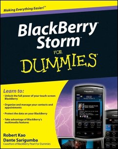 BlackBerry Storm For Dummies (eBook, ePUB) - Kao, Robert; Sarigumba, Dante