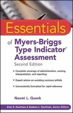 Essentials of Myers-Briggs Type Indicator Assessment (eBook, ePUB) - Quenk, Naomi L.