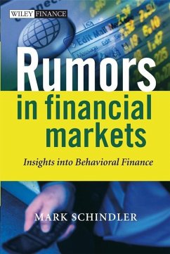 Rumors in Financial Markets (eBook, PDF) - Schindler, Mark