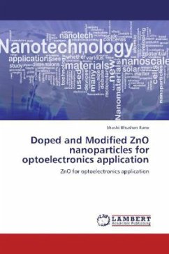 Doped and Modified ZnO nanoparticles for optoelectronics application