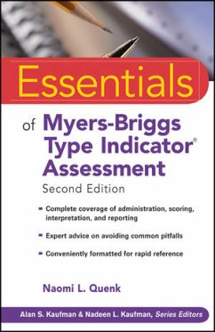 Essentials of Myers-Briggs Type Indicator Assessment (eBook, PDF) - Quenk, Naomi L.