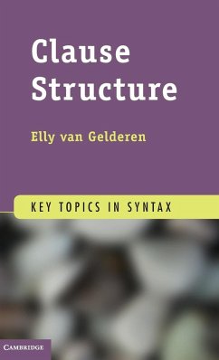 Clause Structure - Gelderen, Elly Van