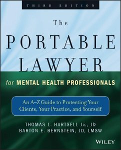 The Portable Lawyer for Mental Health Professionals - Hartsell, Thomas L.; Bernstein, Barton E.