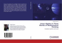 Linear Algebra in Three Worlds of Mathematical Thinking