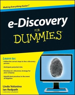 e-Discovery For Dummies (eBook, ePUB) - Volonino, Linda; Redpath, Ian