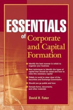 Cover Essentials of Corporate and Capital Formation (eBook, PDF)