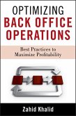 Optimizing Back Office Operations (eBook, PDF)