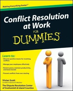 Conflict Resolution at Work For Dummies (eBook, PDF) - Scott, Vivian