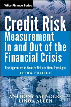 Credit Risk Management In and Out of the Financial Crisis (eBook, PDF) - Saunders, Anthony; Allen, Linda