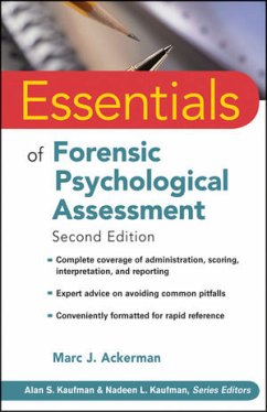 Essentials of Forensic Psychological Assessment (eBook, PDF) - Ackerman, Marc J.