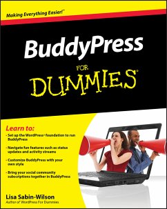 BuddyPress For Dummies (eBook, PDF) - Sabin-Wilson, Lisa