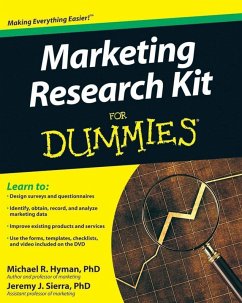 Marketing Research Kit For Dummies (eBook, PDF) - Hyman, Michael; Sierra, Jeremy