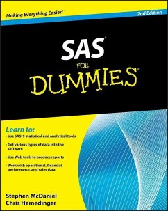 SAS For Dummies (eBook, ePUB) - Mcdaniel, Stephen; Hemedinger, Chris