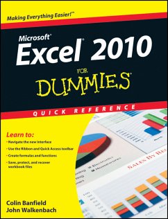 Excel 2010 For Dummies Quick Reference (eBook, ePUB) - Banfield, Colin; Walkenbach, John