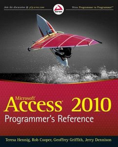 Access 2010 Programmer's Reference (eBook, ePUB) - Hennig, Teresa; Cooper, Rob; Griffith, Geoffrey L.; Dennison, Jerry