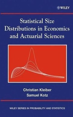 Cover Statistical Size Distributions in Economics and Actuarial Sciences (eBook, PDF)