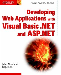 Developing Web Applications with Visual Basic.NET and ASP.NET (eBook, PDF) - Alexander, John; Hollis, Billy