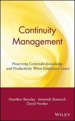 Continuity Management (eBook, PDF) - Beazley, Hamilton; Boenisch, Jeremiah; Harden, David