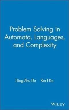Problem Solving in Automata, Languages, and Complexity (eBook, PDF) - Du, Ding-Zhu; Ko, Ker-I
