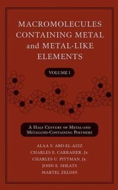 Macromolecules Containing Metal and Metal-Like Elements, Volume 1 (eBook, PDF)
