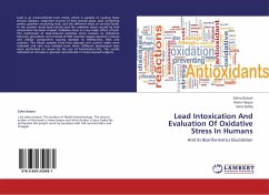 Lead Intoxication And Evaluation Of Oxidative Stress In Humans