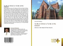 Cover To Be in Christ is To Be in His Church