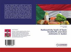 Radioactivity levels of basic foodstuffs and dose estimates in Sudan