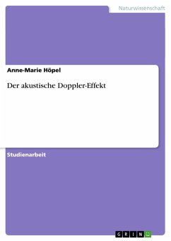 Der akustische Doppler-Effekt - Höpel, Anne-Marie